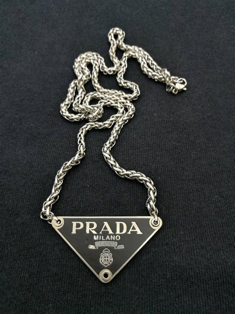 prada men necklace|PRADA .